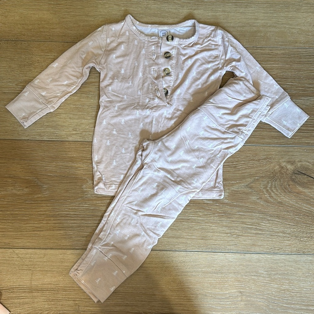 Lou Lou & Co Pink Tree Pajamas | 6-12 months